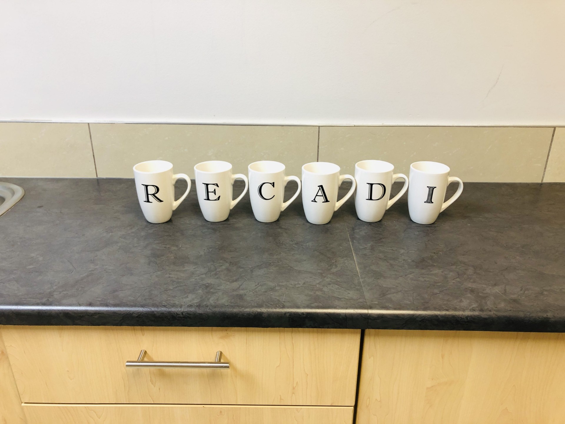 Recadi Technologies branded merchandise at the Randburg office